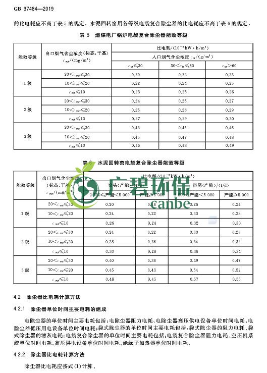 国家标准委发布《除尘器能效限定值及能效等级》(图8)