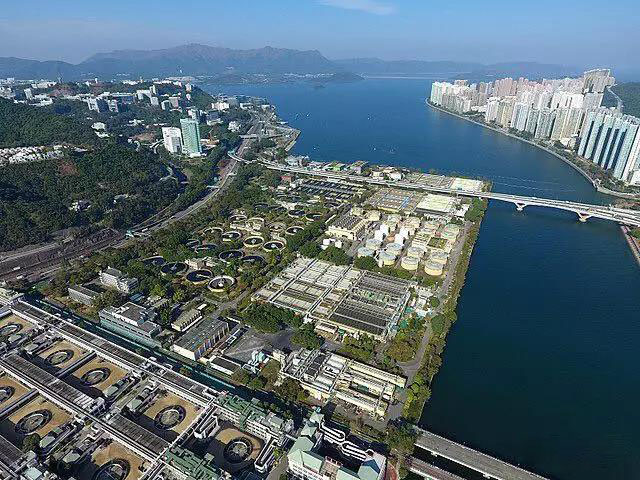 香港最大的污水处理厂——沙田