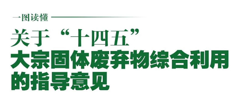 国家发改委等10部门联合发布《关于“十四五”大宗固体废弃物综合利用的指导意见》